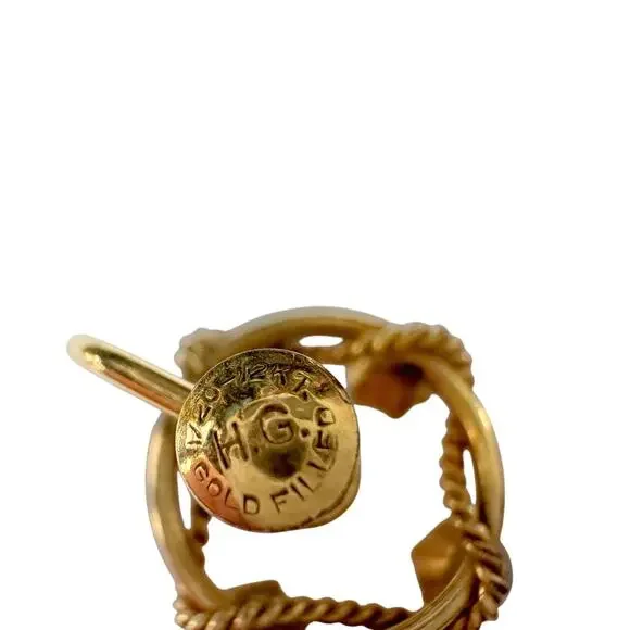 1950's Henry Griffith & Sons 1/20 - 12 K Gold Filled Pearl Screw back Earrings - Picture 9 of 13